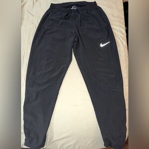 Nike Black Joggers with White Logo